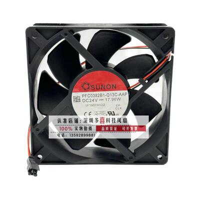 PFC0382B1-Q13C-AAP 24V 17.96W 1 SUNON建准频器散热风扇12038