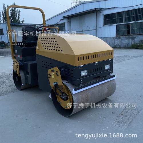座驾式双钢轮柴油振动压路机2吨路面沥青路面压实机前钢轮后胶轮