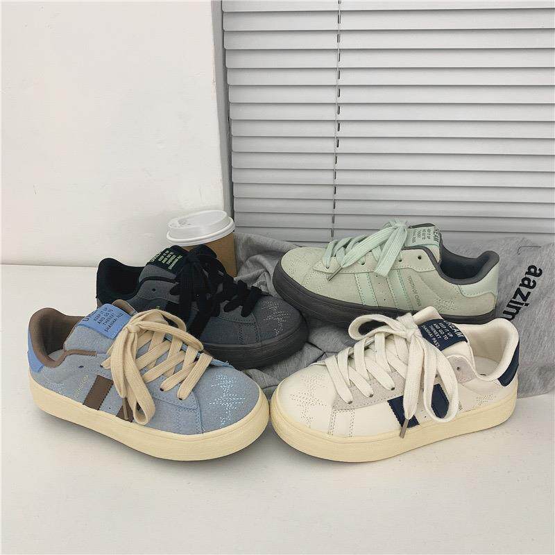 春季休闲防滑板鞋男款小众白色鞋子新款小白鞋男款透气情侣休闲鞋