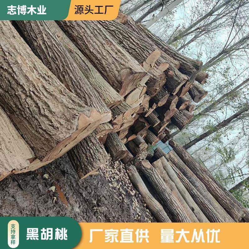 厂家现货国产黑胡桃 实木 木板 黑胡桃原木板材 工艺品原料