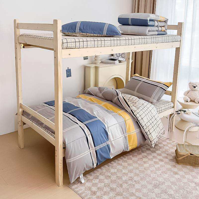 纯棉学生宿舍三件套四床上用品全棉床单被套单人床被子一整套全套