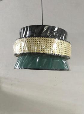 新中式创意餐厅卧室网红田园中国风复古饭店竹艺民宿客栈装饰吊灯