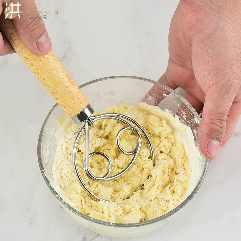 不锈钢搅拌器打蛋器木柄打蛋器