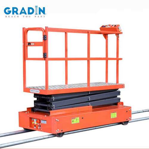 果蔬大棚自行采摘机温室轨道采摘车 电动升降蔬菜果实采摘机