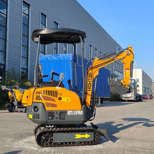 源头工厂HT15Pro反铲挖掘机 果园农场施工开沟挖沟钻孔一体挖机