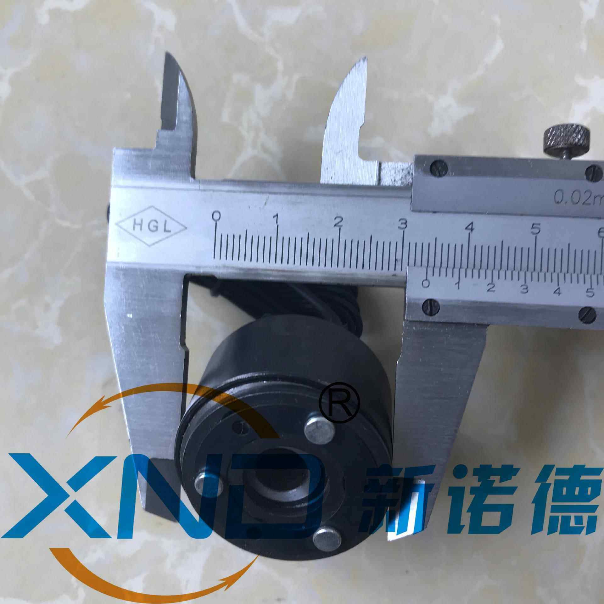 XND-LHQ-34型微型电磁离合器/外径34-内孔8mm/DC24V-6W小型离合器
