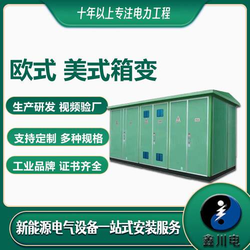 源头厂家315kva欧式箱变,箱变安装公司,