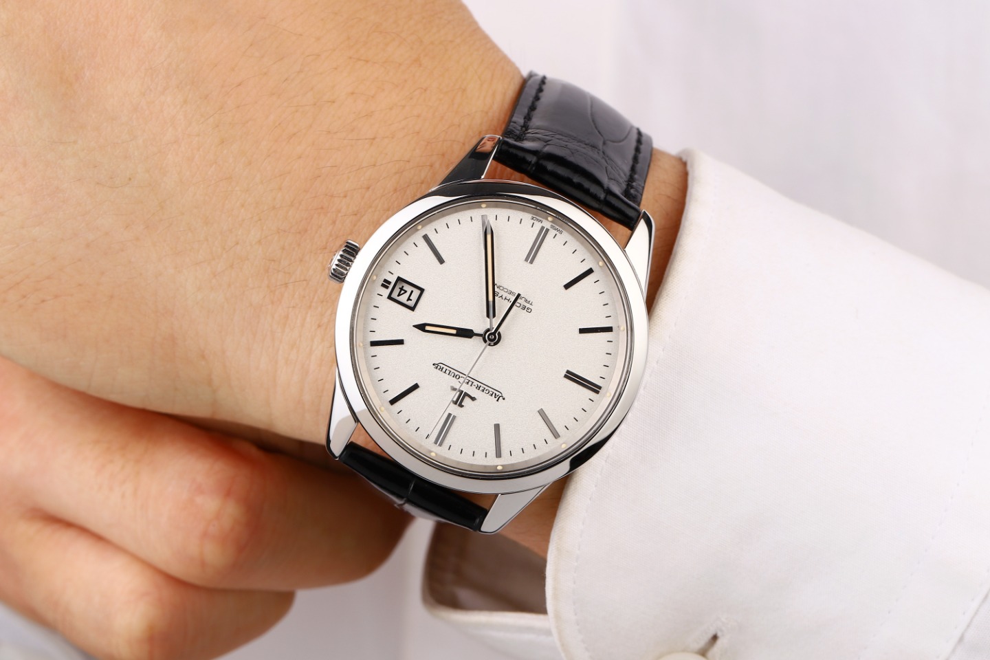 [9.8新]积家地球物理天文台系列精钢39mm自动机械男士手表8018420