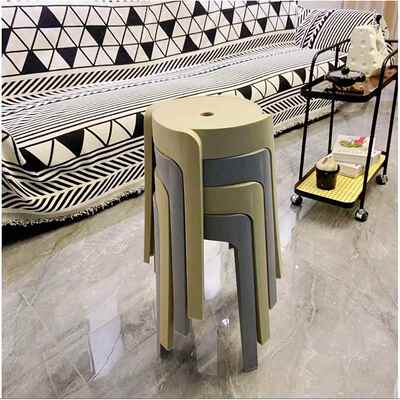 Stackable High Modern Anti-Slip Whirlwind Chair Thickened Wi
