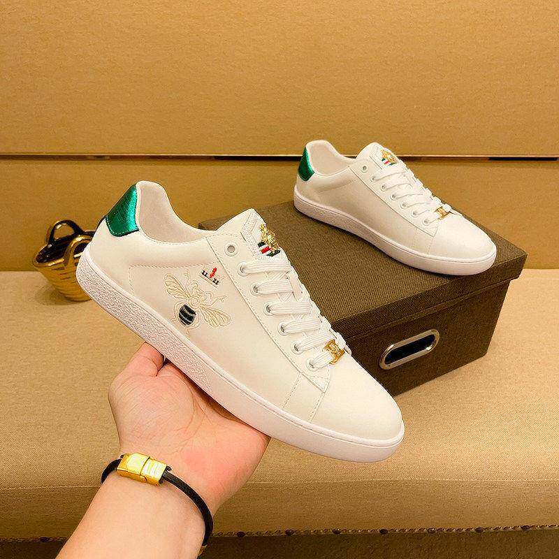 韩国专柜2026春季潮流小白鞋真皮板鞋欧洲站男鞋子时尚百搭休闲鞋