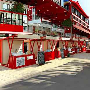 能网红吃商场促销 展示架夜市美食小架集市活动217摆摊多架功摊位