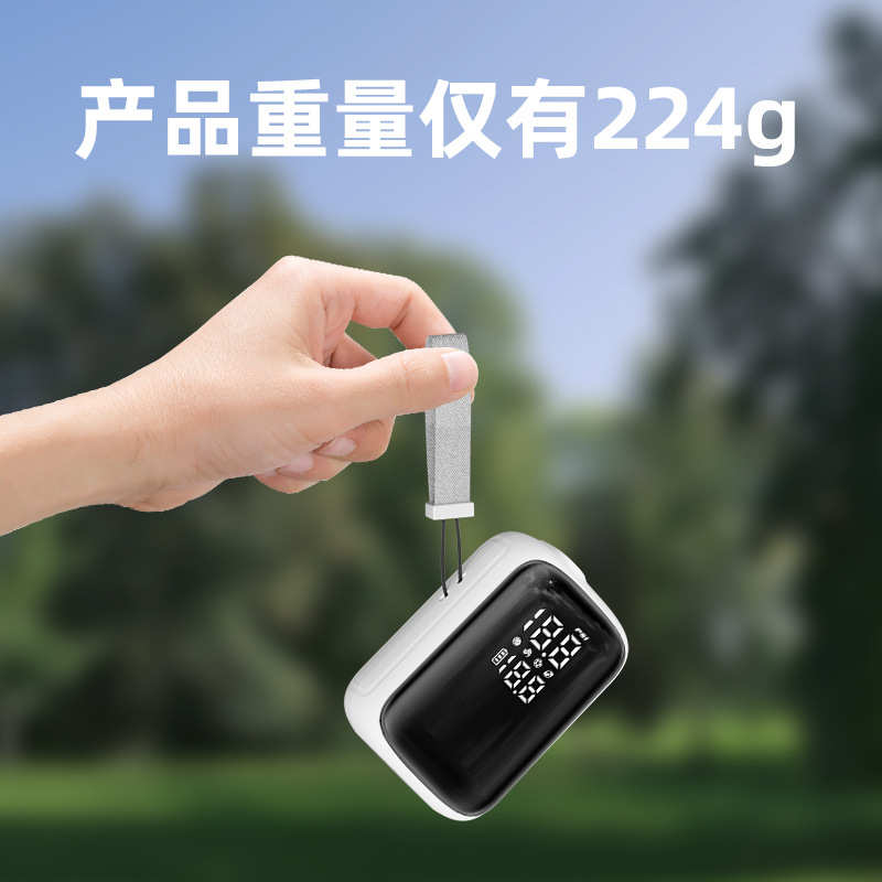 沃新电动打气筒足球篮球排球智能充气泵LED灯迷你自动充气泵