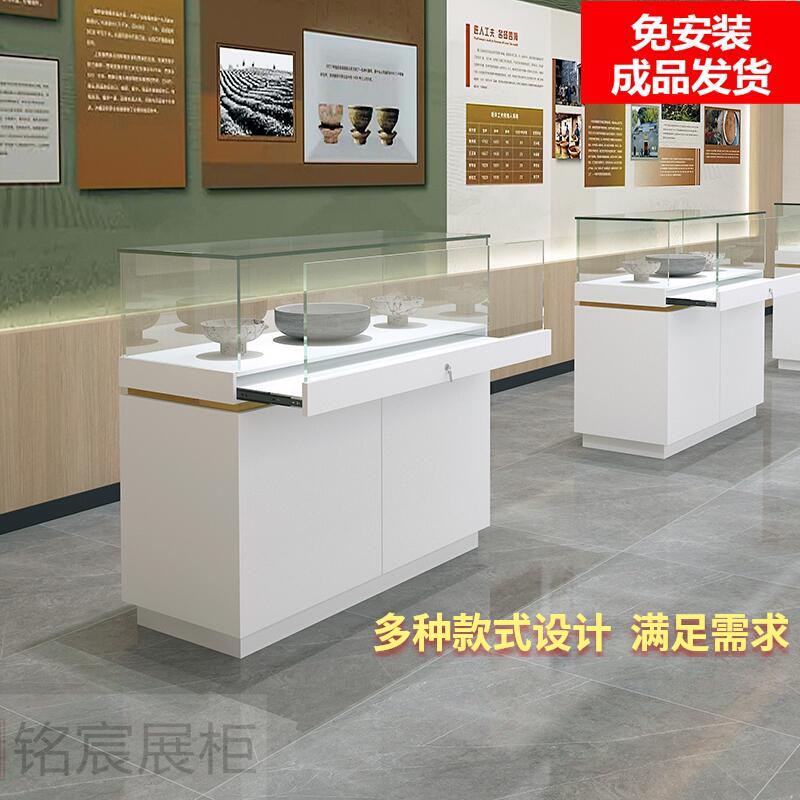 木质展示柜多功能陈列柜珠宝首饰纪念馆文物字画玻璃柜台展柜