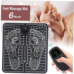 Foot Massager Pad Electric EMS Feet Muscle Stimulator Tens A