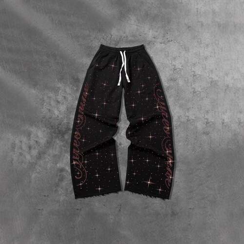 Streetwear Printed Drawstring Elastic Shorts Comfortable