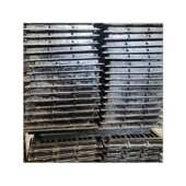 球墨铸铁雨水单篦子厂家 500方形下水道雨水箅子井盖篦子 350