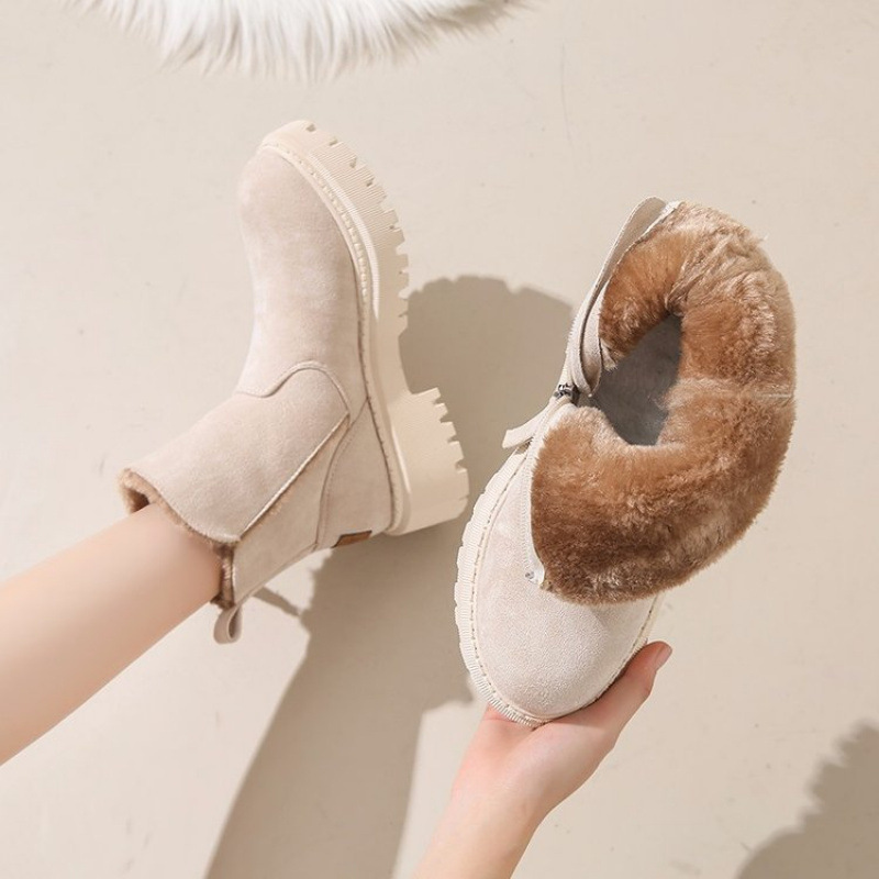 雪地靴棉鞋加厚批发时尚雪地靴