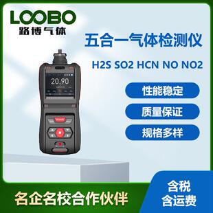 便携式五合一气体检测仪手持式氰化氢一氧化氮二氧化氮气体传感器