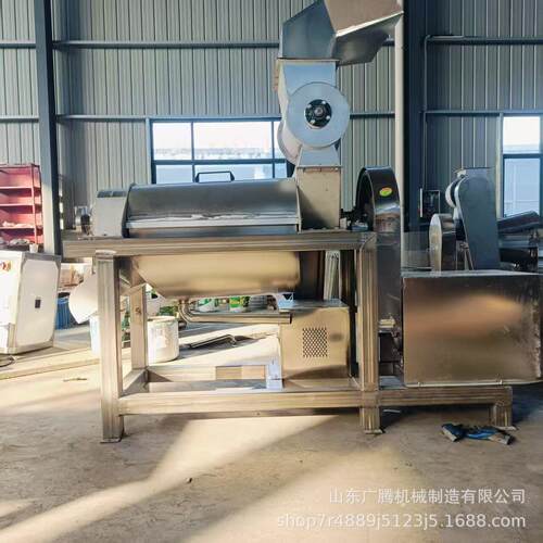 柑橘大型榨汁机荔枝杨桃哈密瓜螺旋压榨果汁机不锈钢水果压榨机