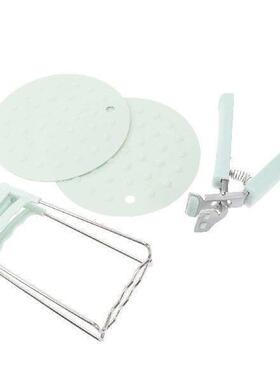 Bowl Gripper Set Stainless Steel Kitchen Tool Heatproof