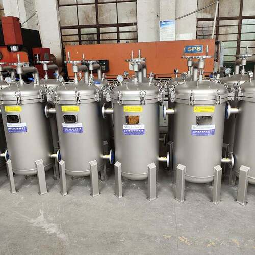 奕卿科技不锈钢布袋式过滤器大流量多袋式保安过滤机