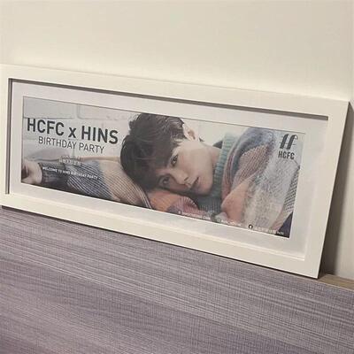 网红挂墙实木大相框4开2开A2 BK 手幅收纳儿童画展简易装裱画框