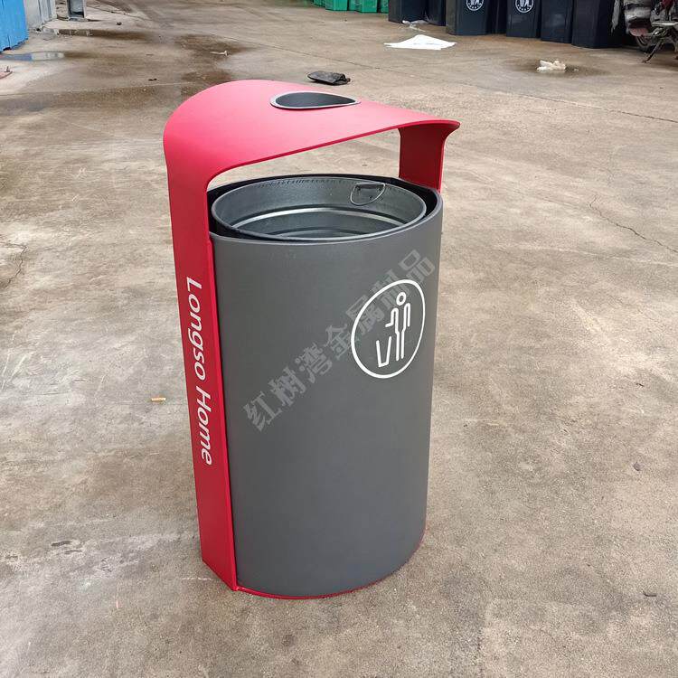 公园加厚不锈钢垃圾桶喷塑防雨防晒防腐耐用桶环卫金属果皮箱厂