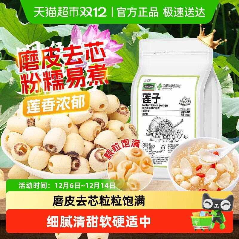福建建宁莲子干货新鲜磨皮白莲子去芯搭配银耳百合桂圆红枣八宝粥