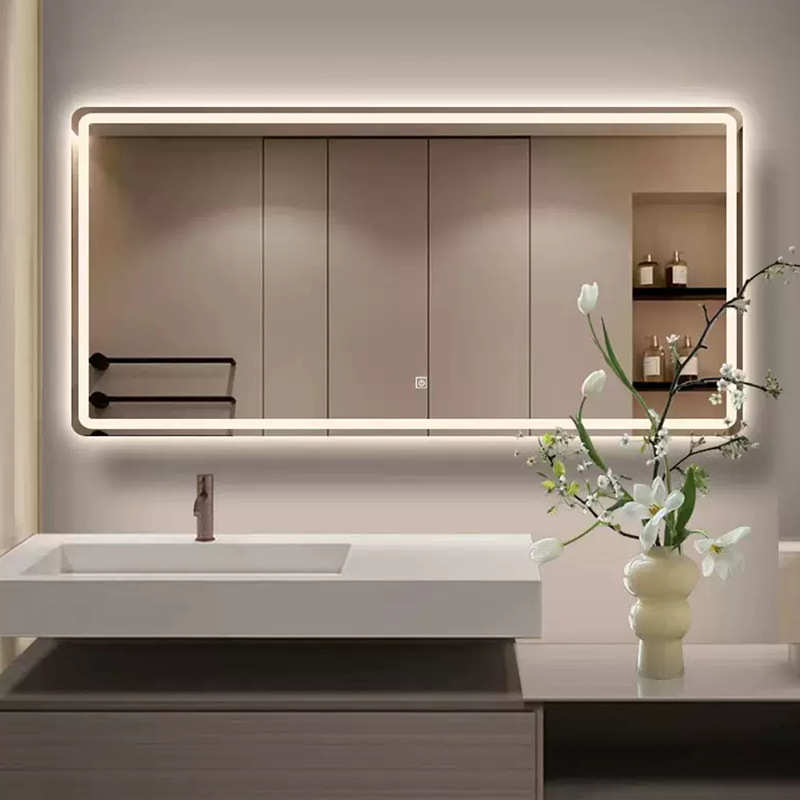 简约轻奢多功能智能镜LED壁挂式卫生间洗手间带灯防雾浴室镜子
