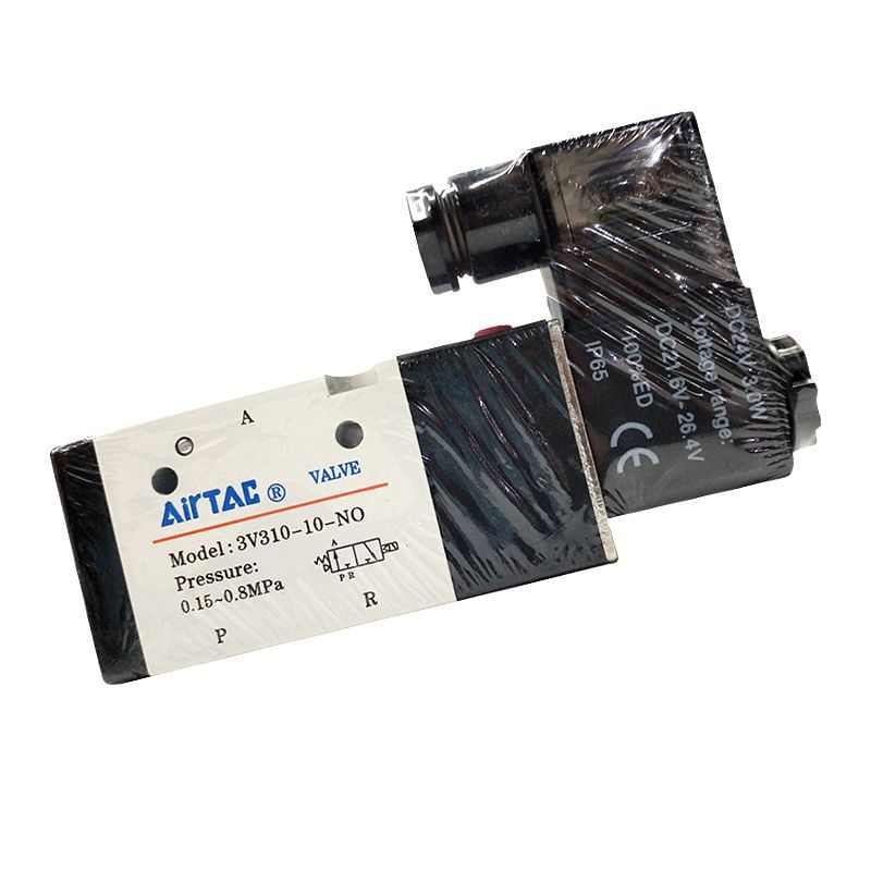 亚德客AirTAC二位三通电磁阀3V310-08/10NC/NO 3V320-08/10 A/B阀