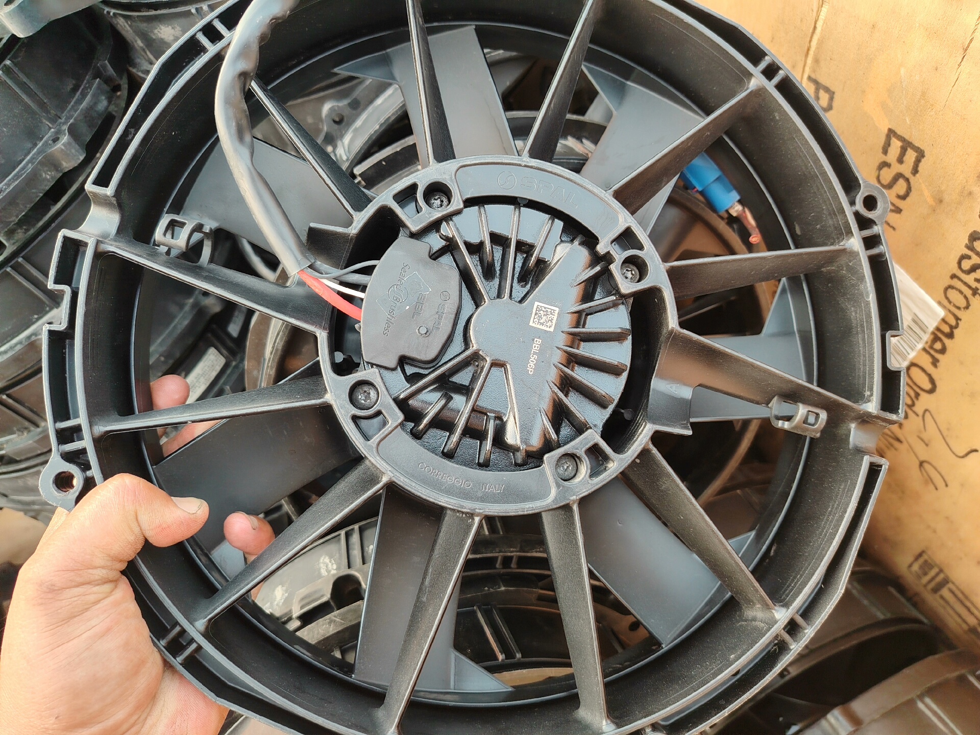 斯佩尔506风机   橙色非常好    包好