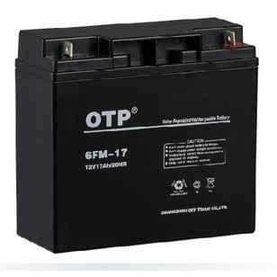 OTP蓄电池6FM-10 门禁安防 应急照明 医疗通讯 12V10AH欧托匹电池