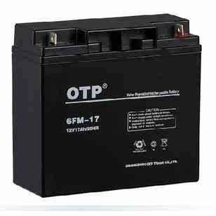 OTP蓄电池6FM-10 门禁安防 应急照明 医疗通讯 12V10AH欧托匹电池