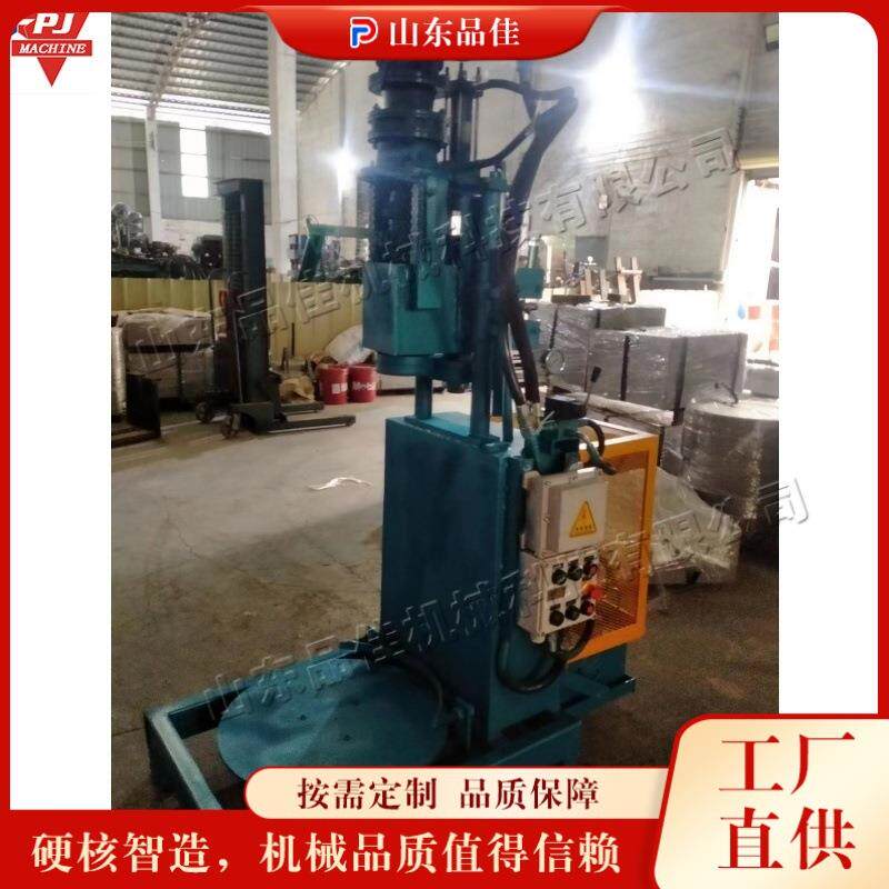 立式半自动油桶切割设备 大型铁桶展平切割机 废旧油桶开盖设备