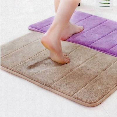 thick memory foam slow rebound mat bathroom carpet mat kit