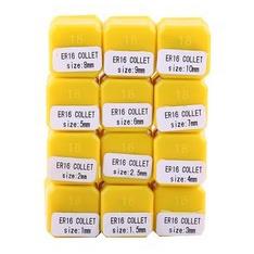 GS00349t12件套ER16筒夹 弹性夹头1-10MM(1-1.5-2-2.5-3-4...10）