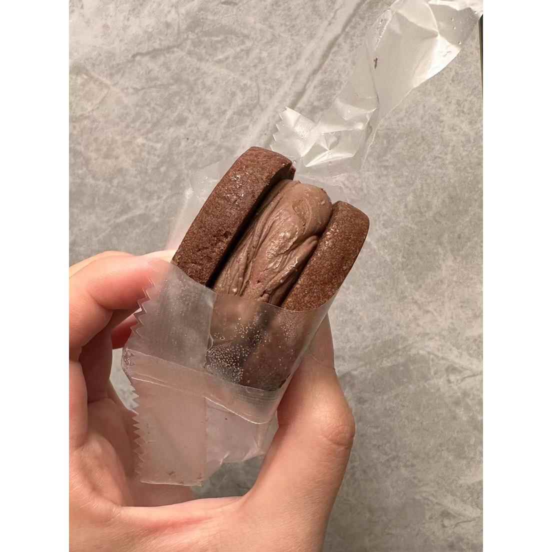 微酸酸软饼干重芝士乳酪抹茶夹心蛋糕冻吃3天尽快食用抹茶不加冰
