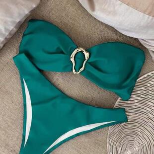 for Strapless women soak beach bikini swimsuit
