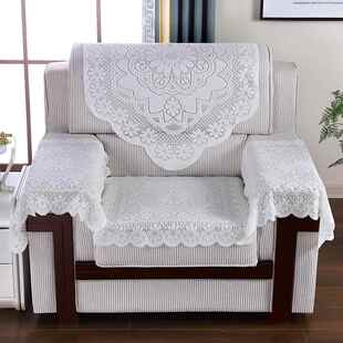 布沙发风扶布手套边 沙发巾单搭盖 艺 单盖护人北欧布格 个