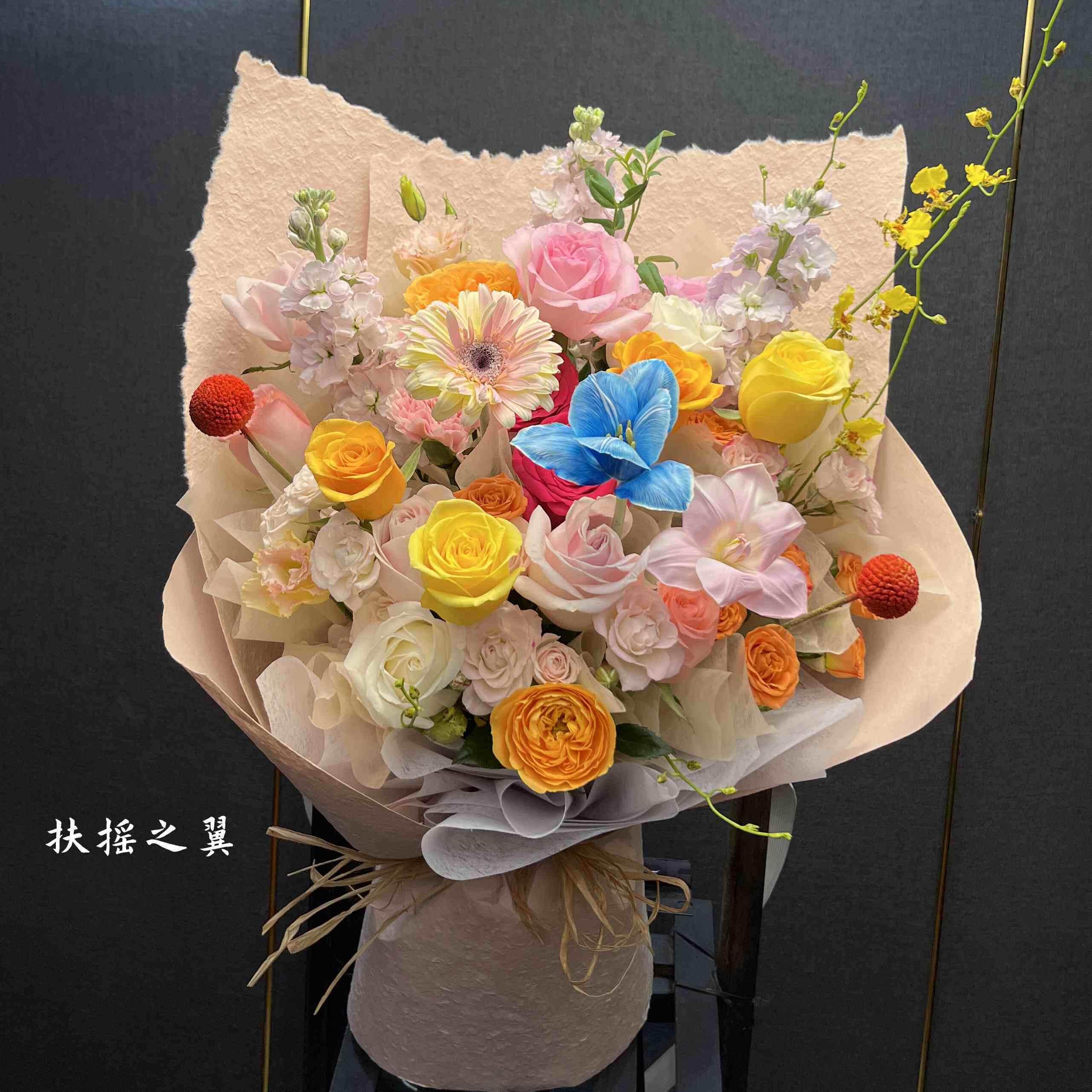 重庆鲜花速递同城配送花上门教师节创意花束