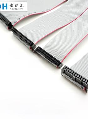 Fc30/34/40/50/60/64P Idc2.54平面灰色电缆Led屏幕连接Jtag下载
