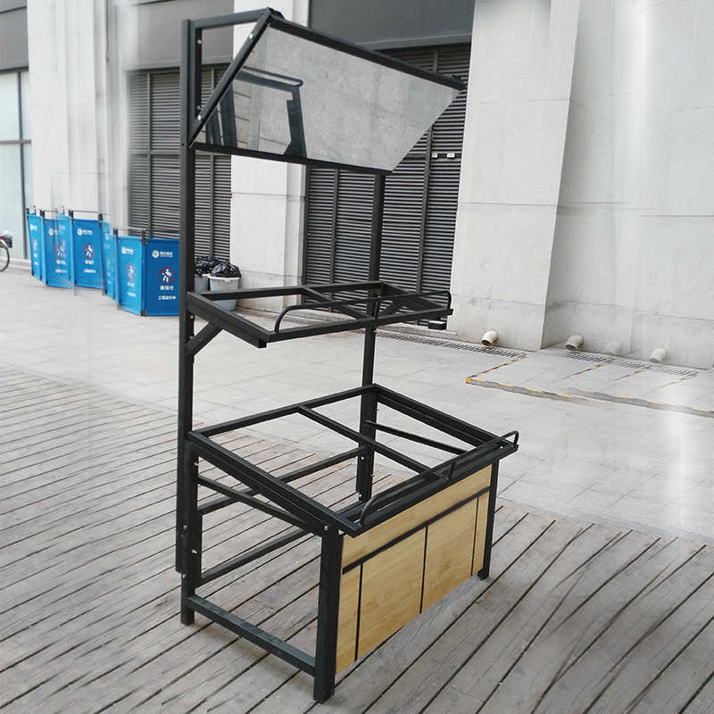 超市钢木结合水果货架木质便利店水果店蔬菜架陈列架果蔬架展示架