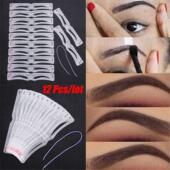 Eyebrow Stencil Grooming Template Fixable Shaper Style