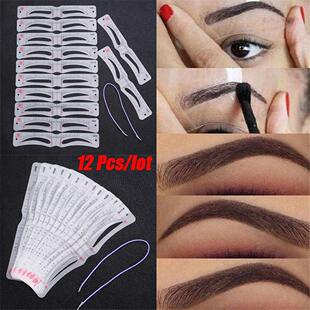 Eyebrow Fixable Shaper Template Grooming Style Stencil