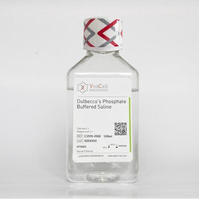 无菌PBS缓冲液(1X) VIVACELL不含钙镁 C3580-0500 磷酸盐缓冲液