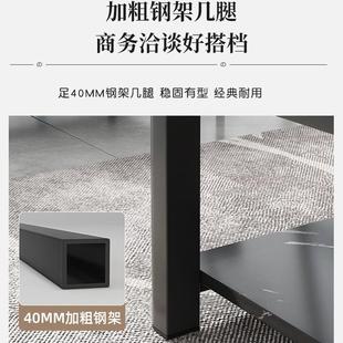 办公轻室茶几客厅家用方约几钢化玻璃茶小E30茶几 户型简现代几奢