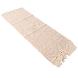 Vintage Farmhouse Table Runner Cotton Rustic
