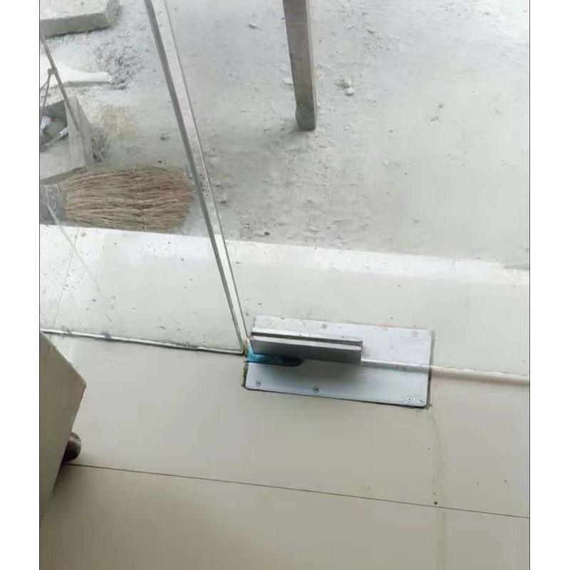地弹簧有框无框配件一字夹通用上下门夹玻璃门门配件顶夹夹上下夹