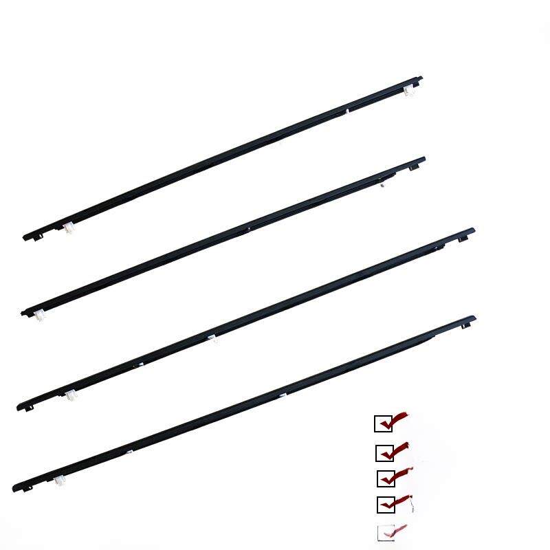 适用一汽森雅M80 S80车窗外压条玻璃压条车门窗密封胶条外挡水条