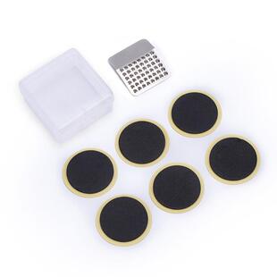 自行车免胶水补胎修工具套装 自行车便携补胎盒山地车维修工具盒